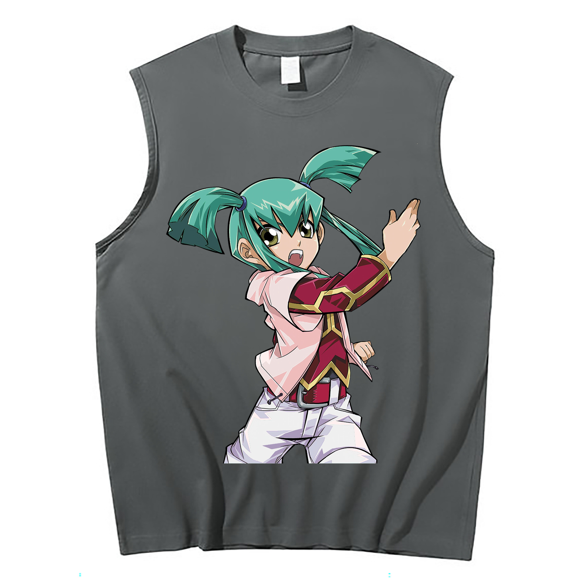 （画像用） 遊☆戯☆王 Yu-Gi-Oh! コットン100％タンクトップ（フロントプリント）